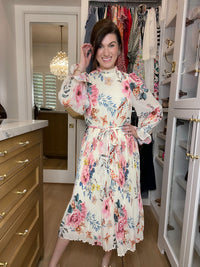 Picture Perfect Pleated Midi Dress