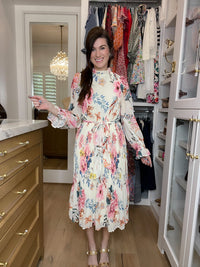 Picture Perfect Pleated Midi Dress