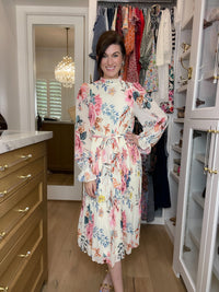 Picture Perfect Pleated Midi Dress