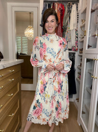 Picture Perfect Pleated Midi Dress