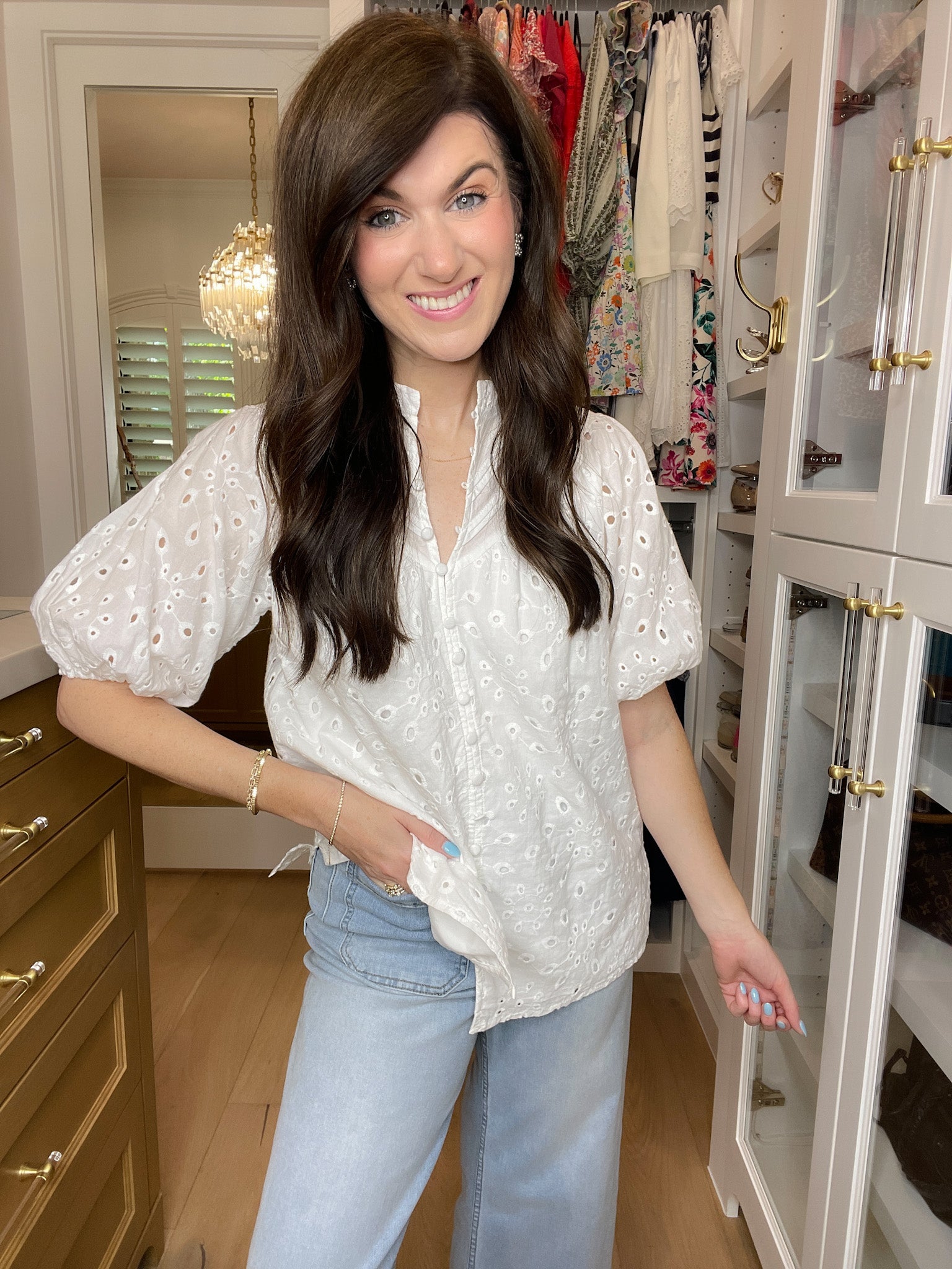 Daylight Darling Eyelet Top