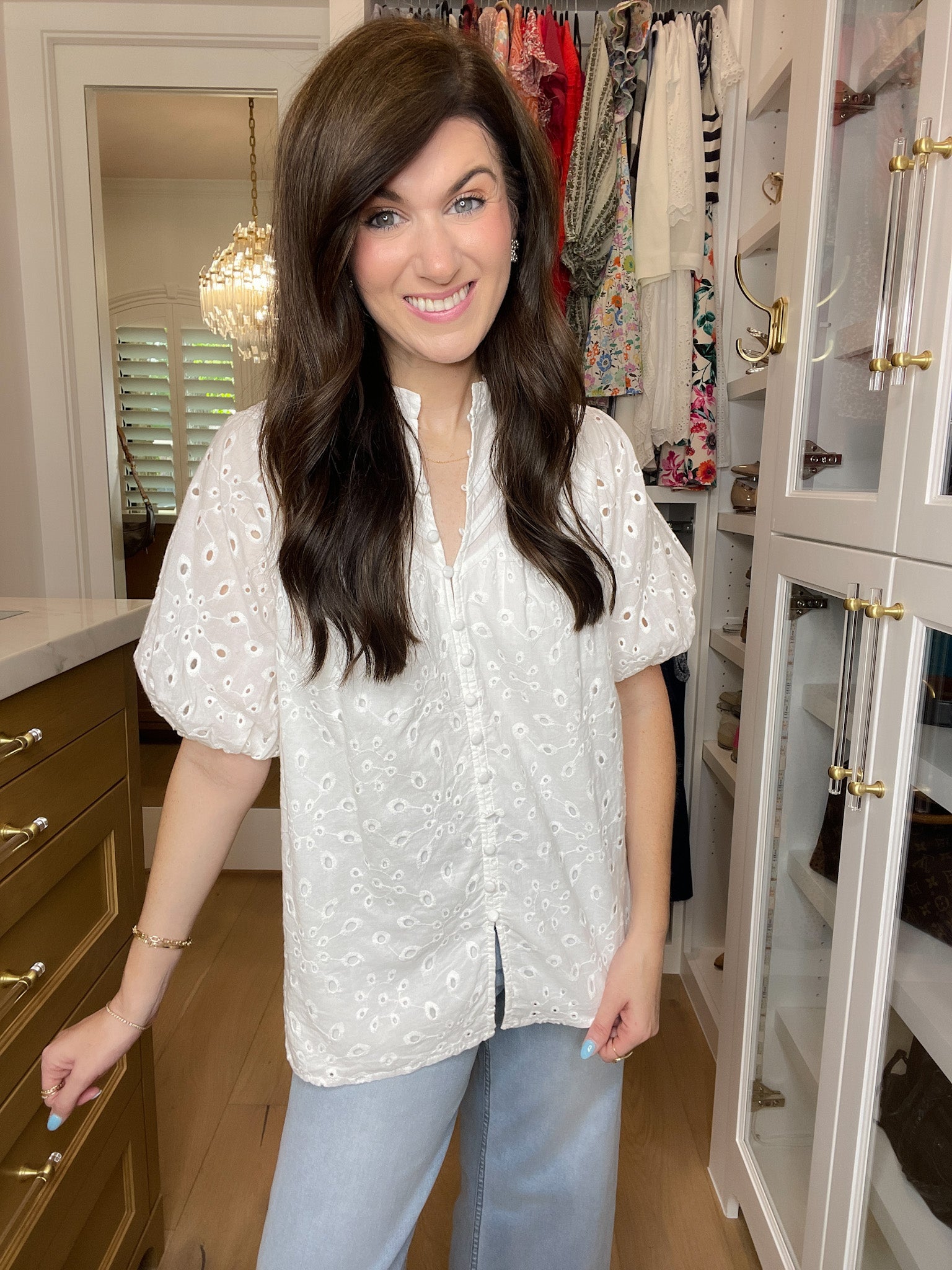 Daylight Darling Eyelet Top
