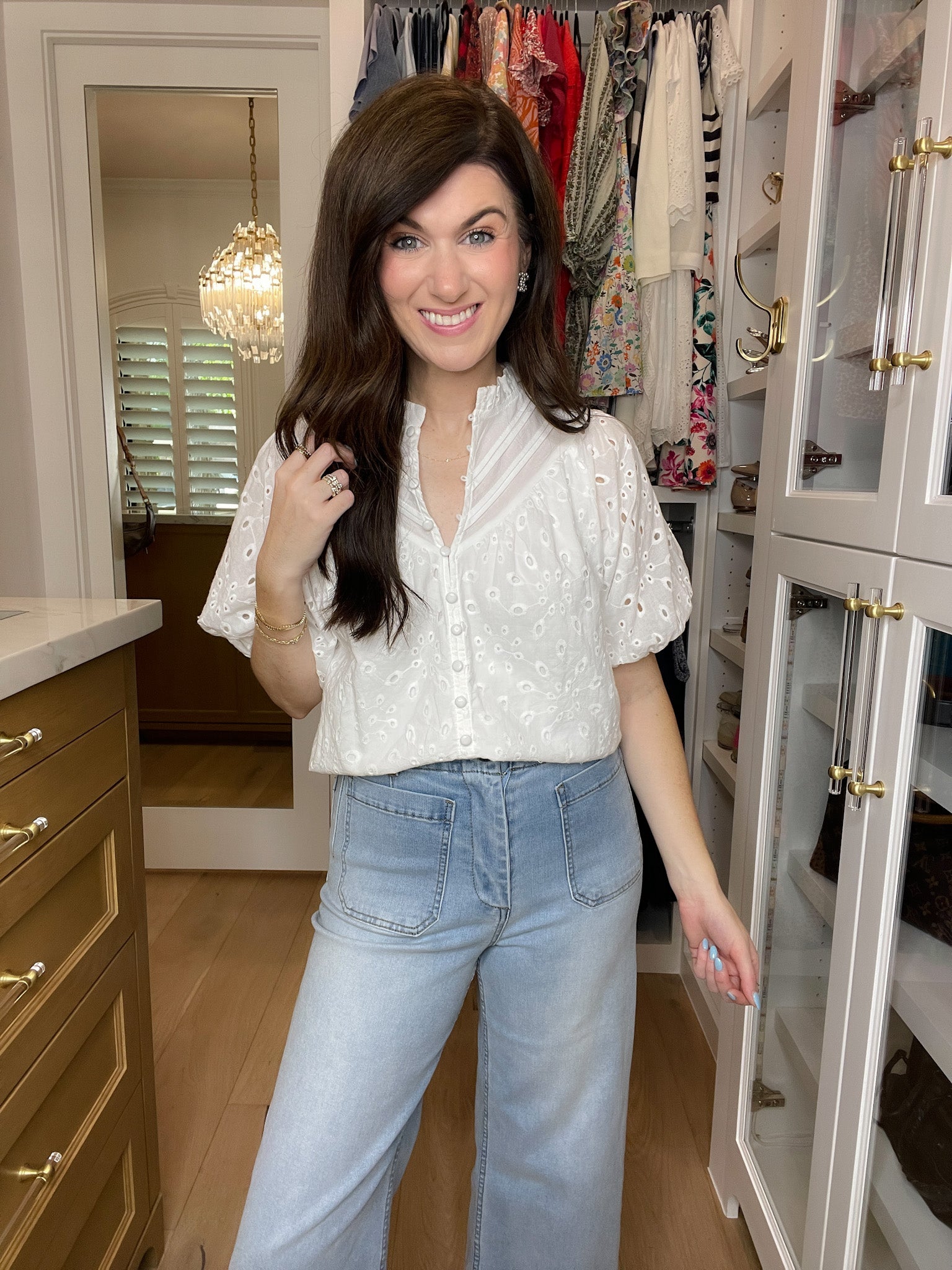 Daylight Darling Eyelet Top