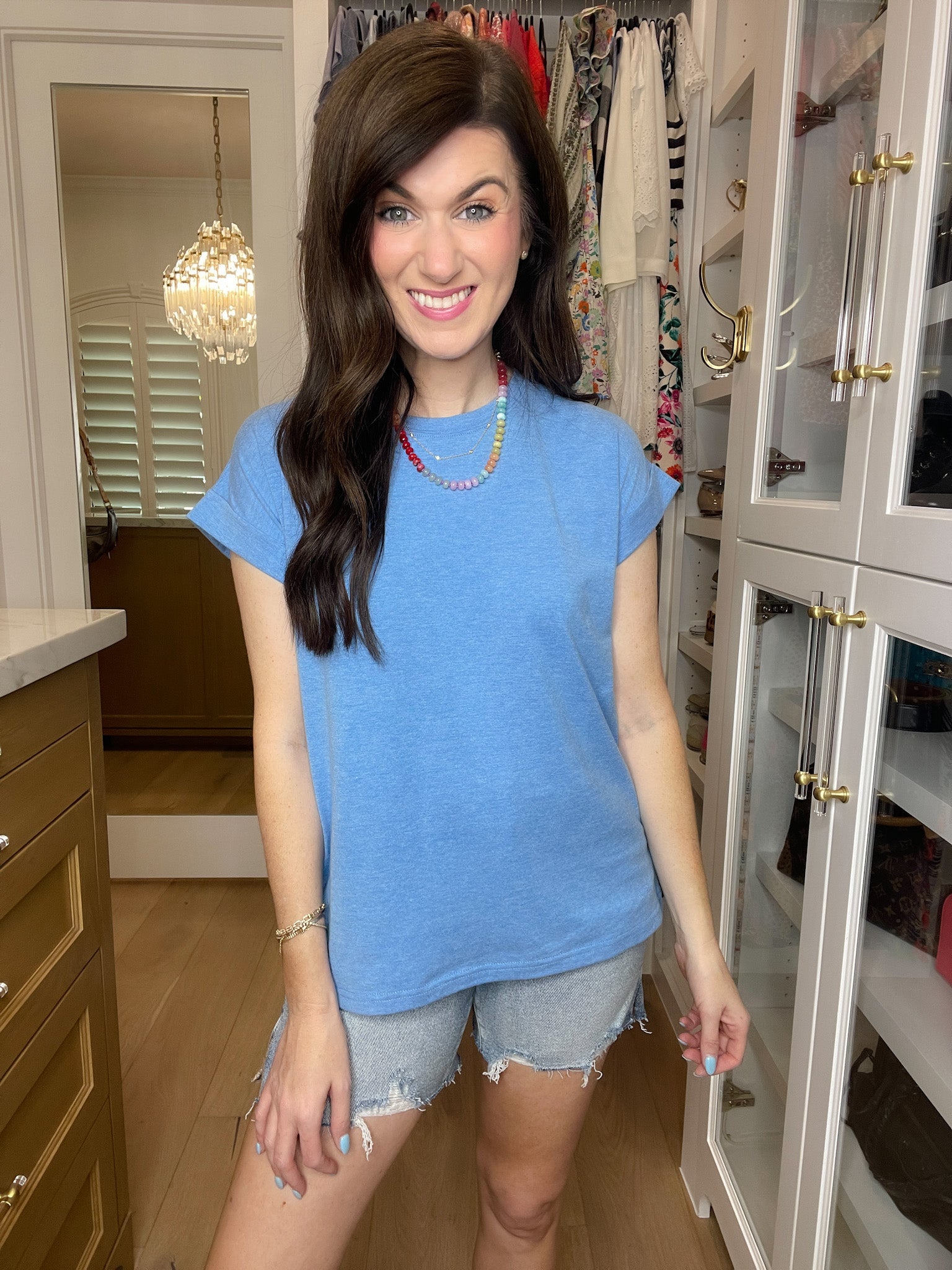 *BELLES & DOORBUSTER* Easy Days Rolled Sleeve Tees *Final Sale*