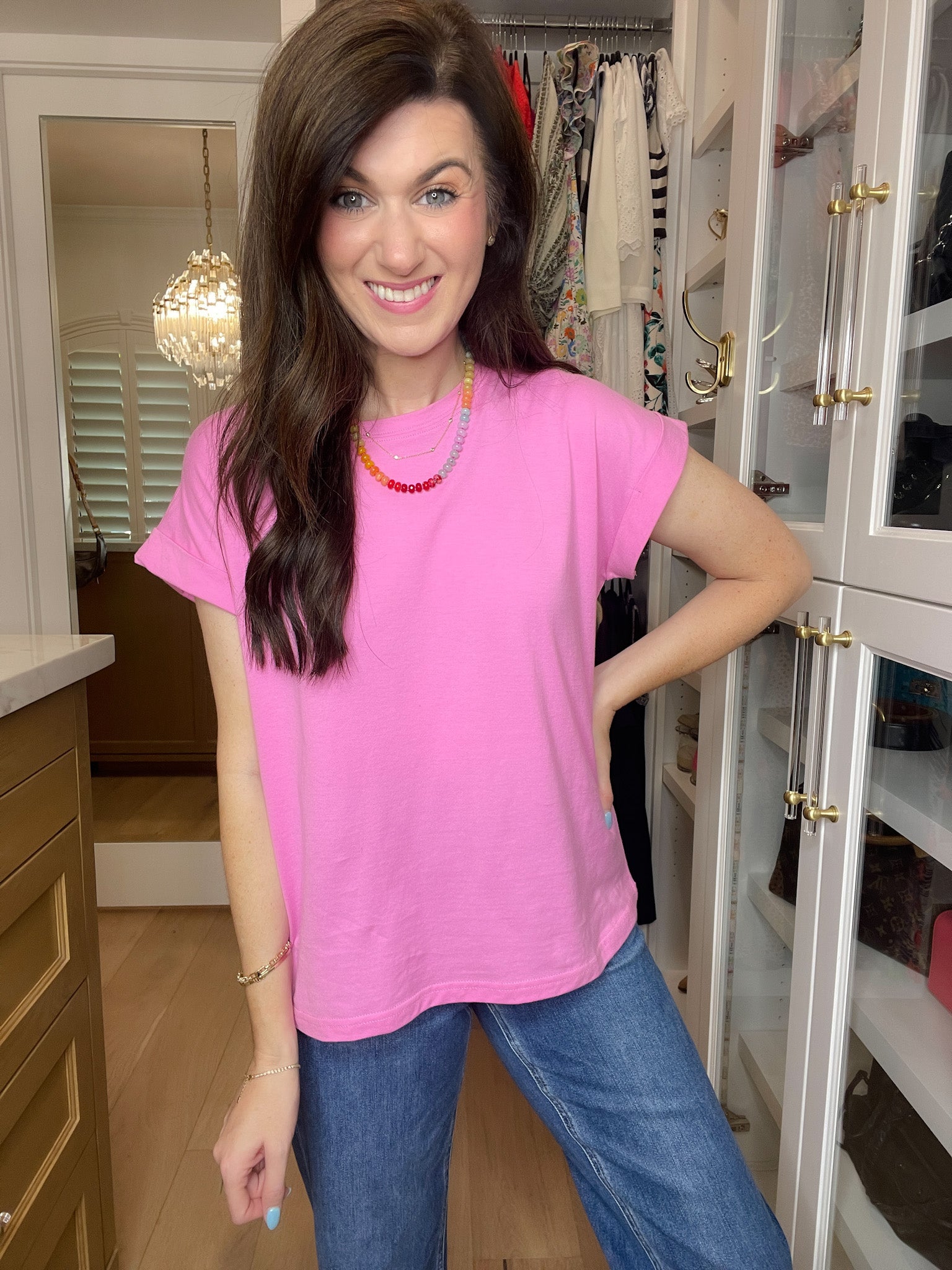 *BELLES & DOORBUSTER* Easy Days Rolled Sleeve Tees *Final Sale*