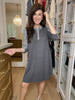 Spotted in Comfort Raglan Dress