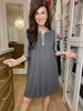 Spotted in Comfort Raglan Dress