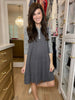 Spotted in Comfort Raglan Dress