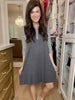 Spotted in Comfort Raglan Dress