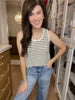 *BELLES & DOORBUSTER* In Line Tank in Multiple Colors *FINAL SALE*