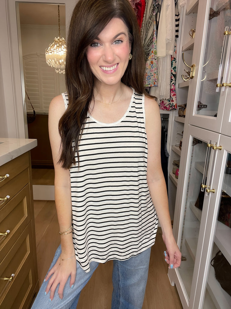 *BELLES & DOORBUSTER* In Line Tank in Multiple Colors *FINAL SALE*