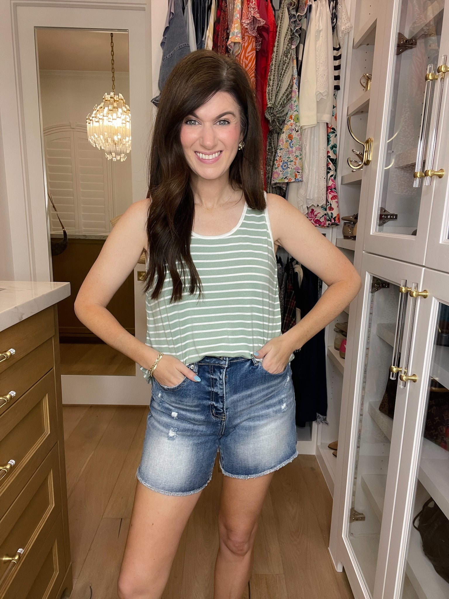 *BELLES & DOORBUSTER* In Line Tank in Multiple Colors *Final Sale*