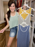 *BELLES & DOORBUSTER* In Line Tank in Multiple Colors *FINAL SALE*
