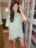 Endless Ease Oversized Tee in Olive