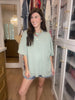 Endless Ease Oversized Tee in Olive
