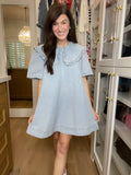 Frill Seeker Denim Dress