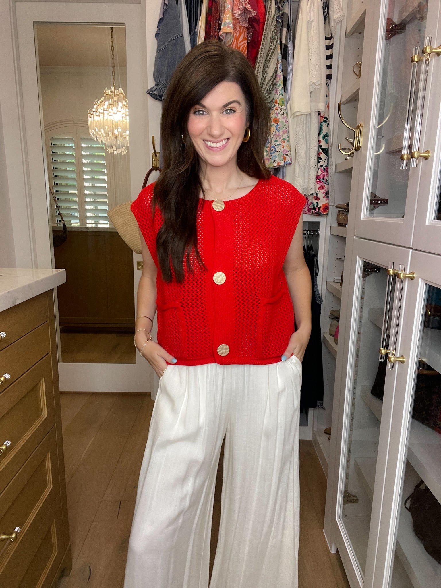 Cherry Baby Knit Vest