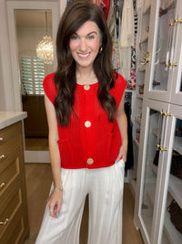 Cherry Baby Knit Vest