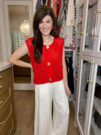 Cherry Baby Knit Vest