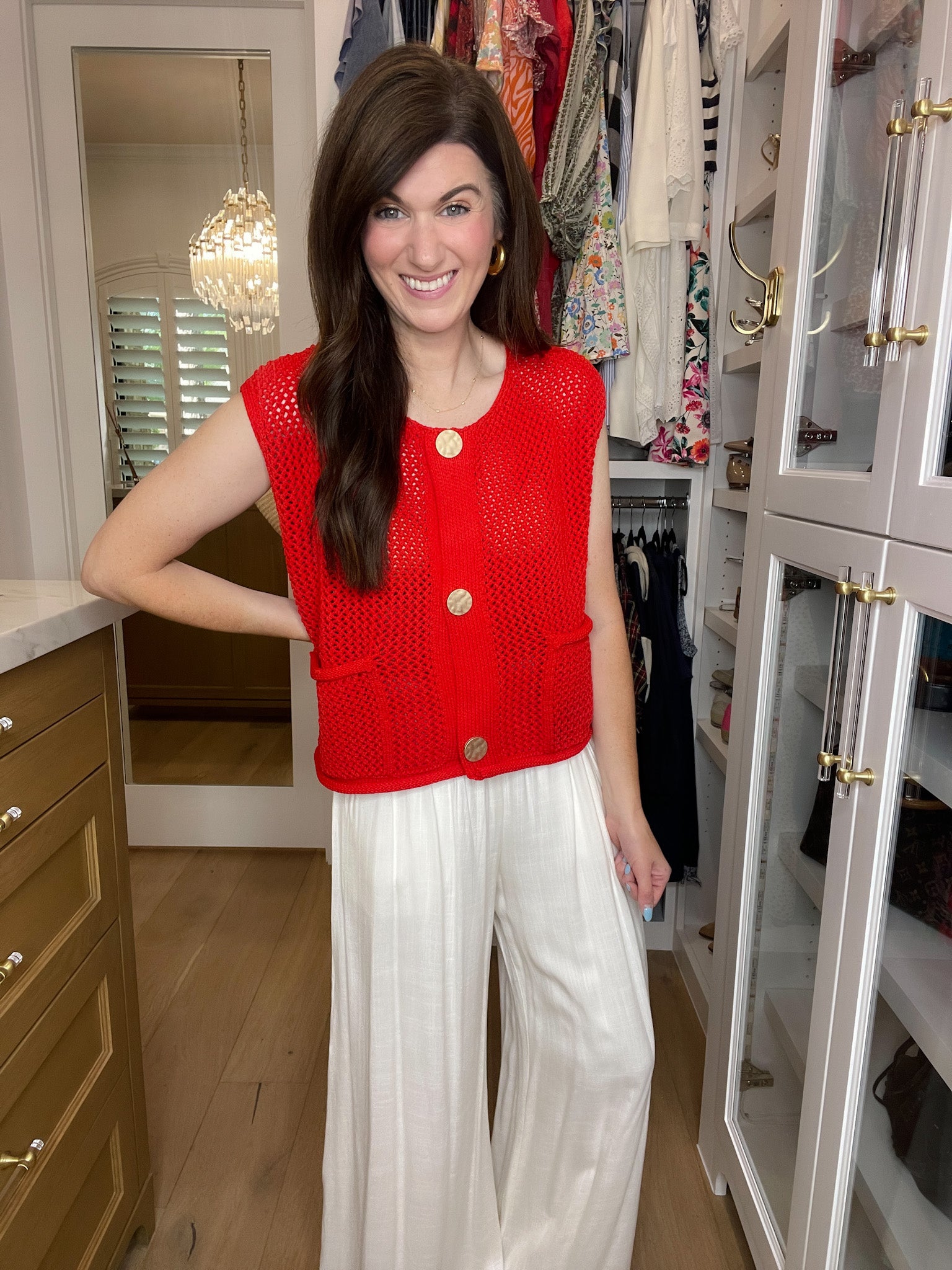 Cherry Baby Knit Vest