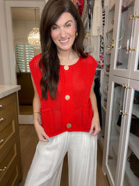 Cherry Baby Knit Vest