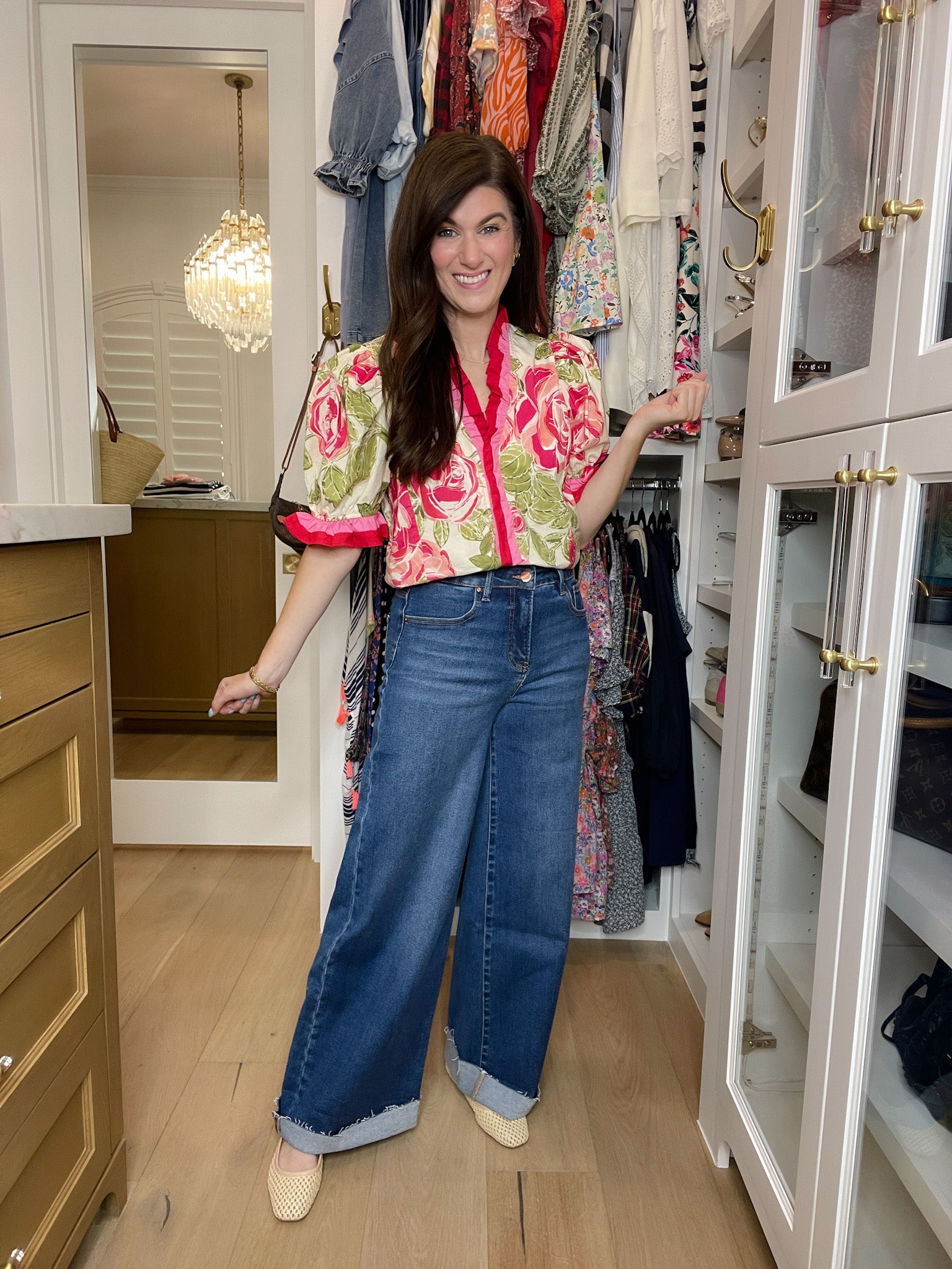 Risen Perry Tummy Control Cuffed Jeans