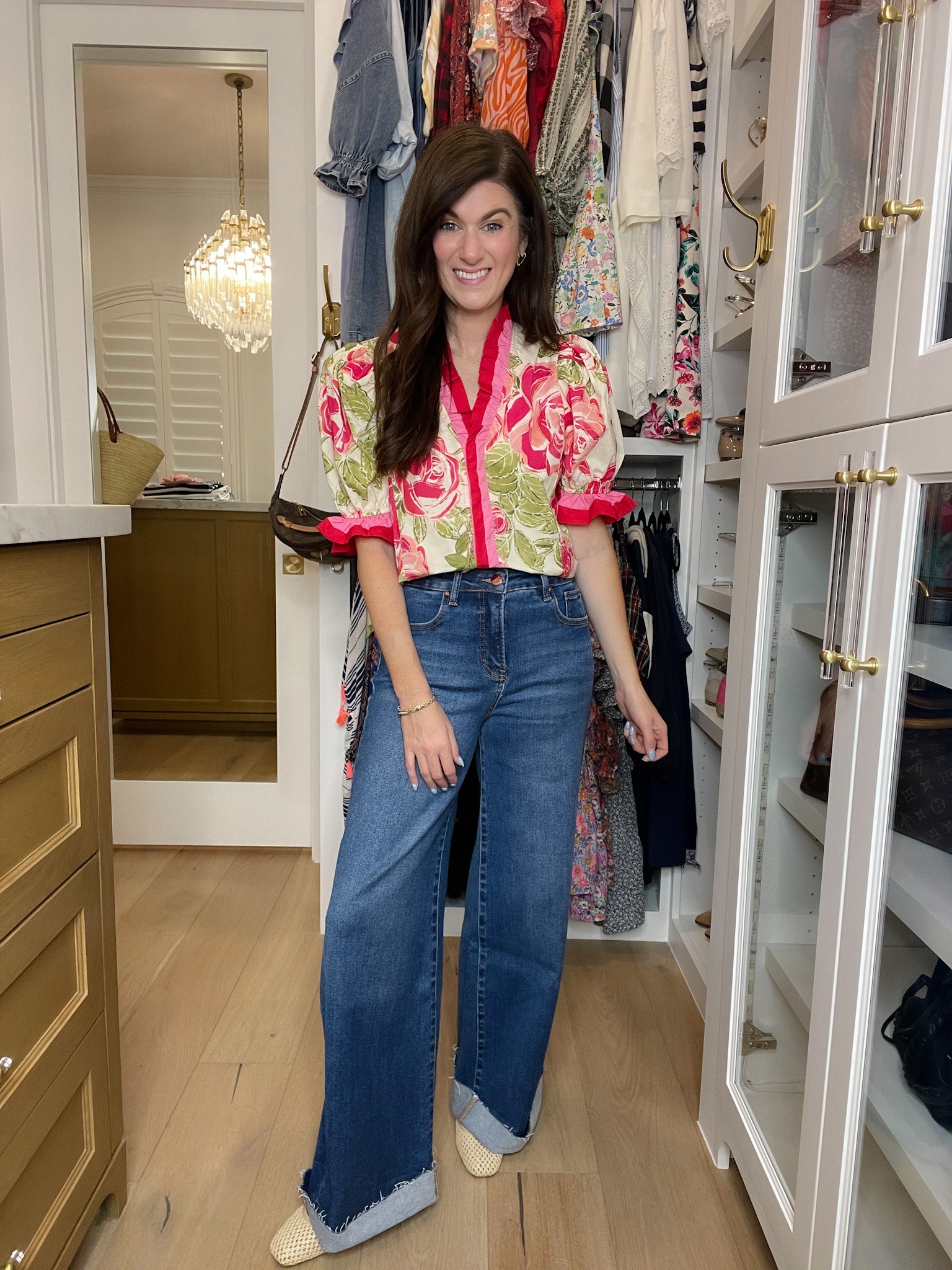 Risen Perry Tummy Control Cuffed Jeans