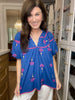 Living for the Moment Top in Blue