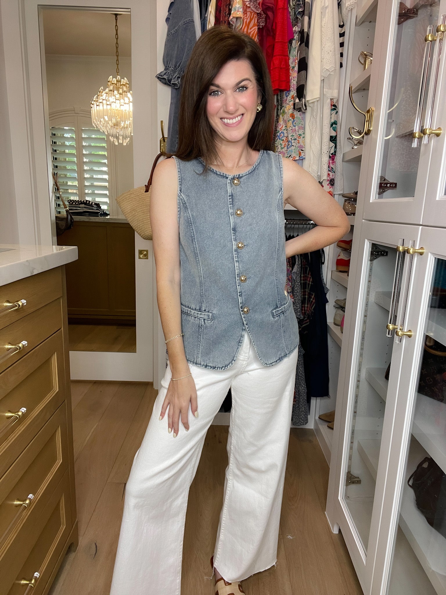 Palm Beach Patio Denim Vest