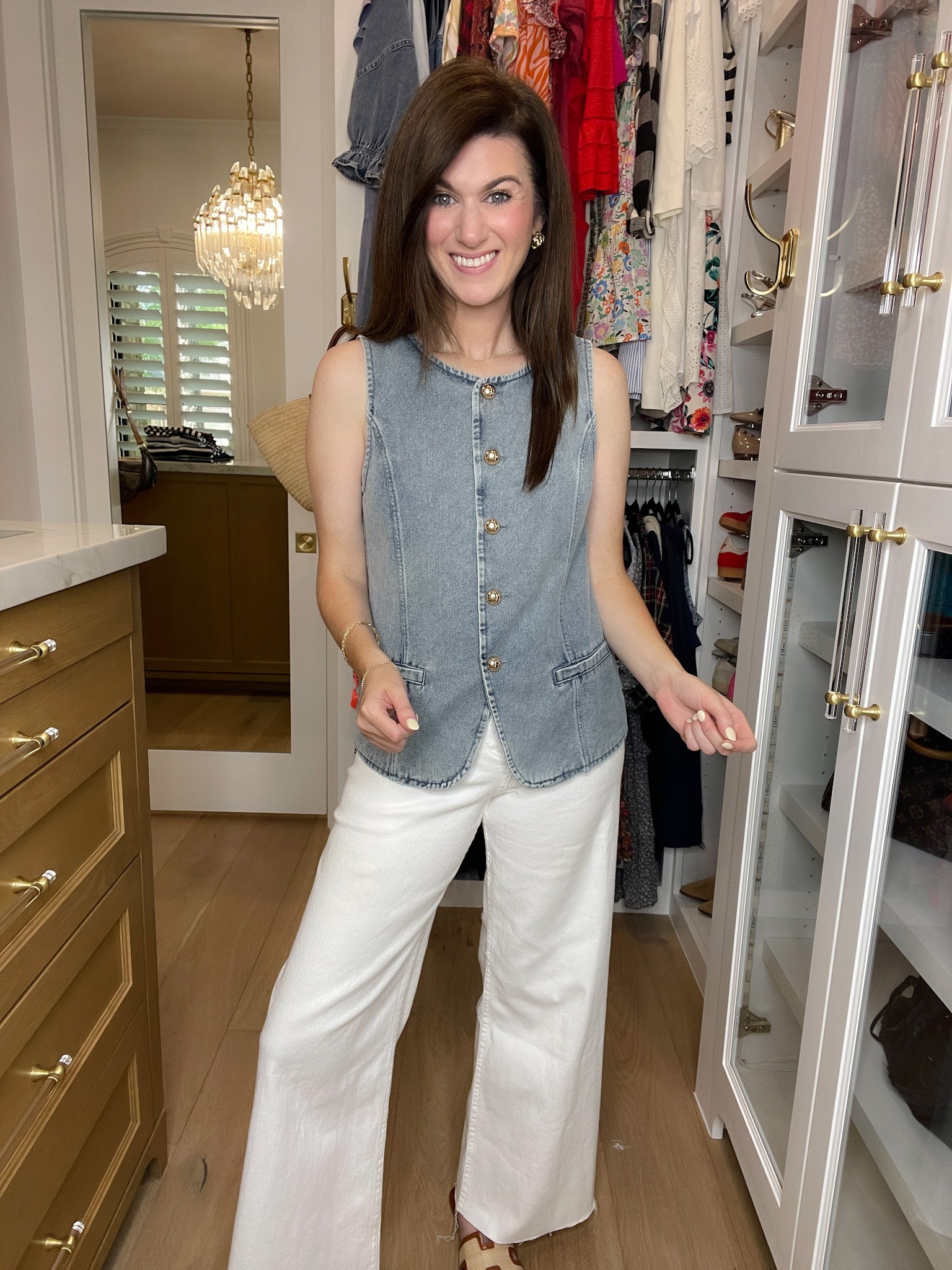 Palm Beach Patio Denim Vest