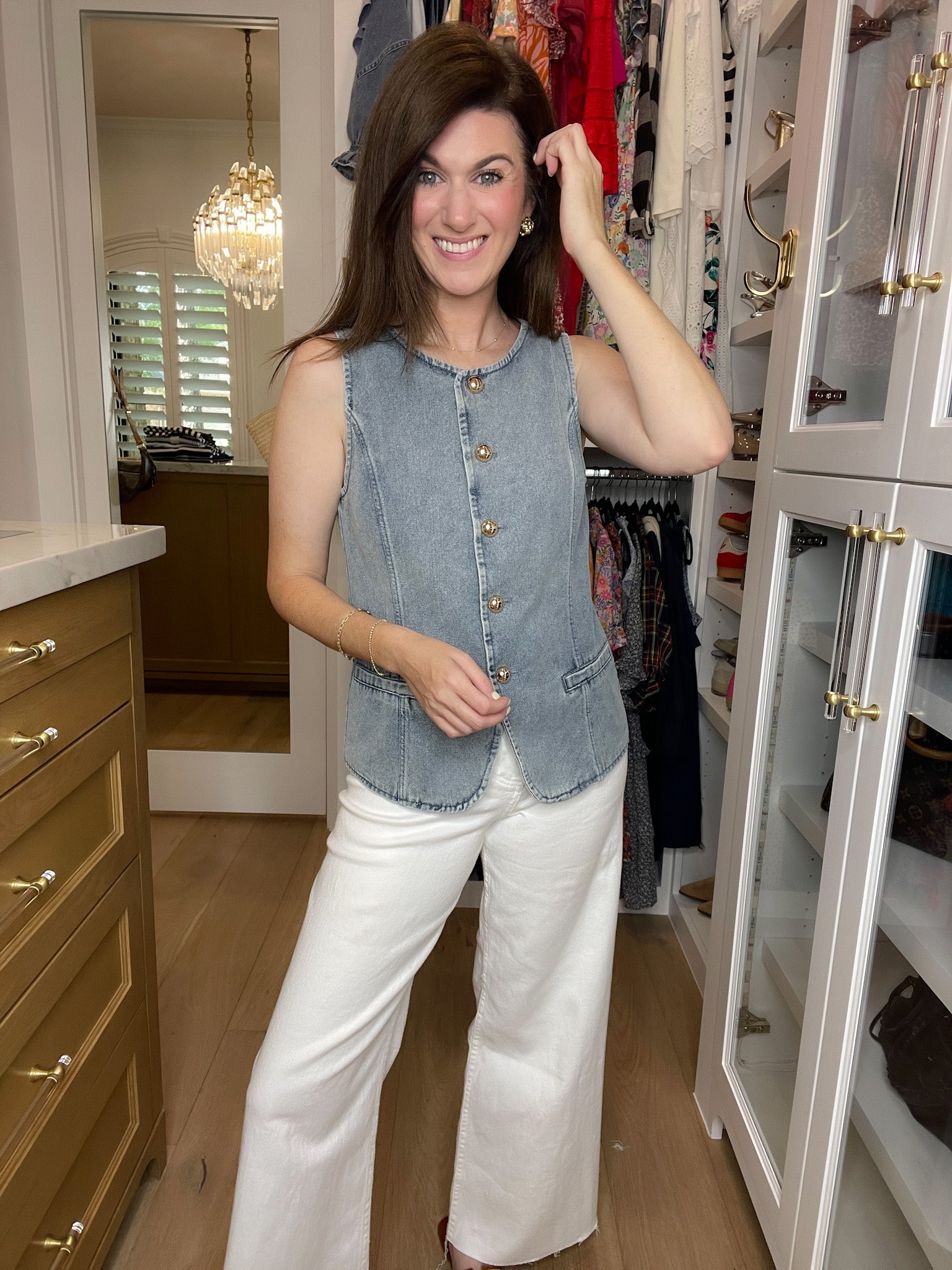 Palm Beach Patio Denim Vest