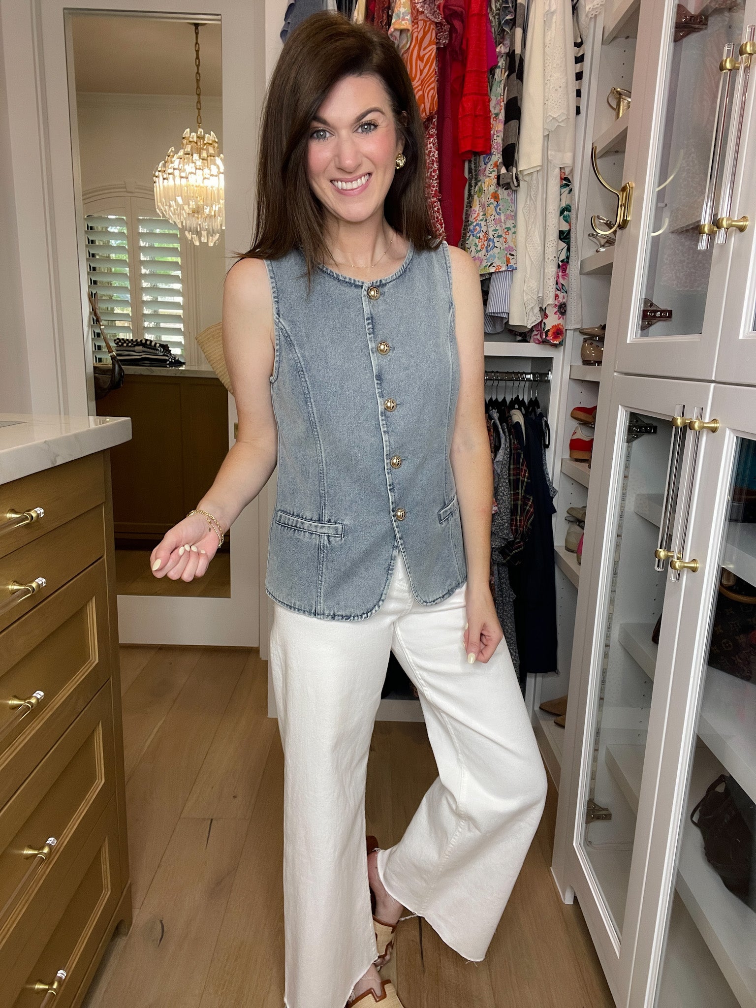 Palm Beach Patio Denim Vest