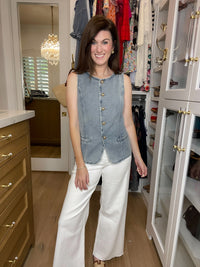Palm Beach Patio Denim Vest