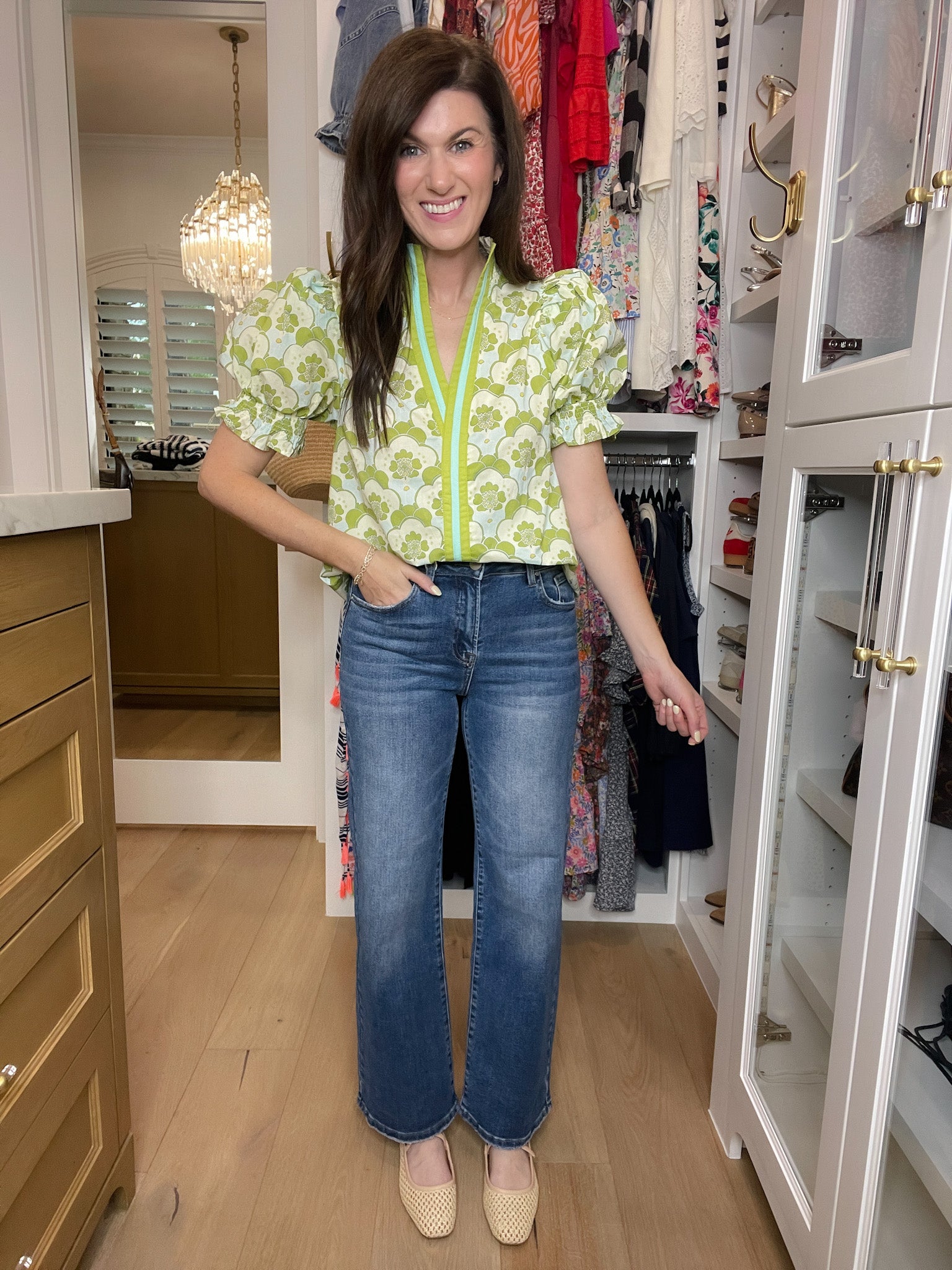 Risen Clarke High Rise Straight Leg Jeans