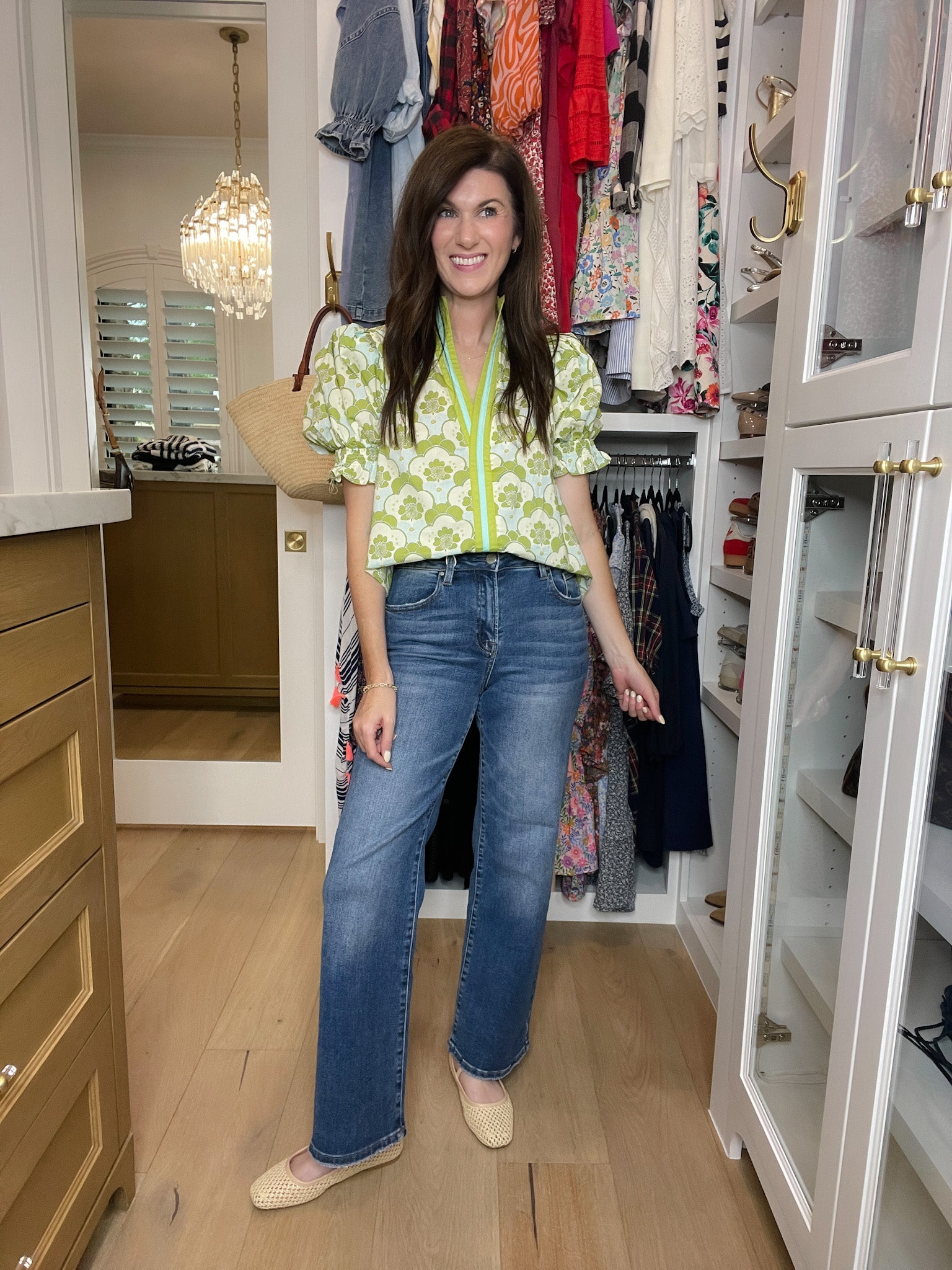 Risen Clarke High Rise Straight Leg Jeans