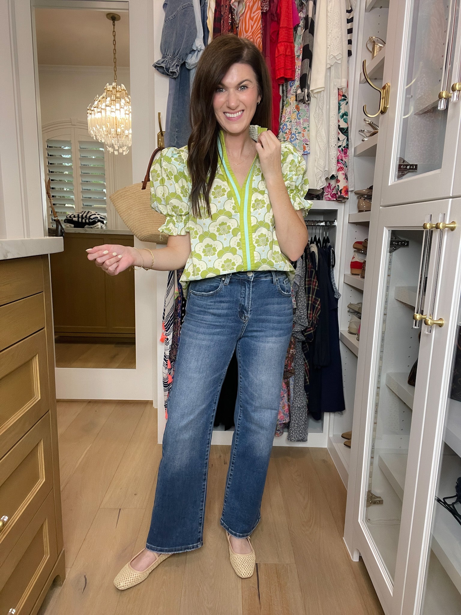 Risen Clarke High Rise Straight Leg Jeans