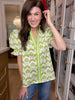 Groovy Petal Puff Sleeve Top