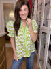 Groovy Petal Puff Sleeve Top