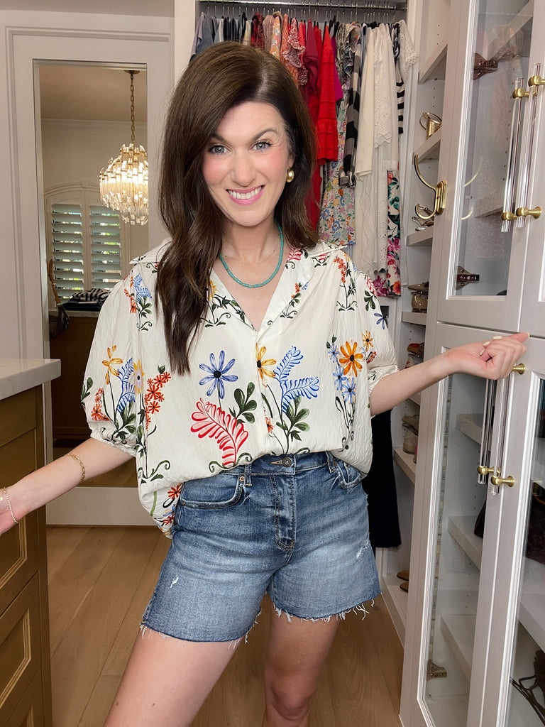 Mariposa Garden Button Down