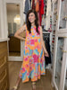 Island Bloom Tiered Maxi Dress