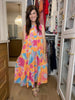 Island Bloom Tiered Maxi Dress