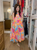 Island Bloom Tiered Maxi Dress