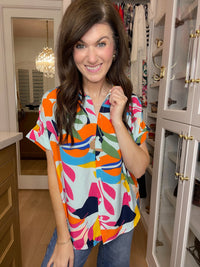 Tropical Muse Button Down