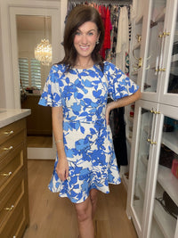 Sugarlips Kohl Floral Flouncy Dress