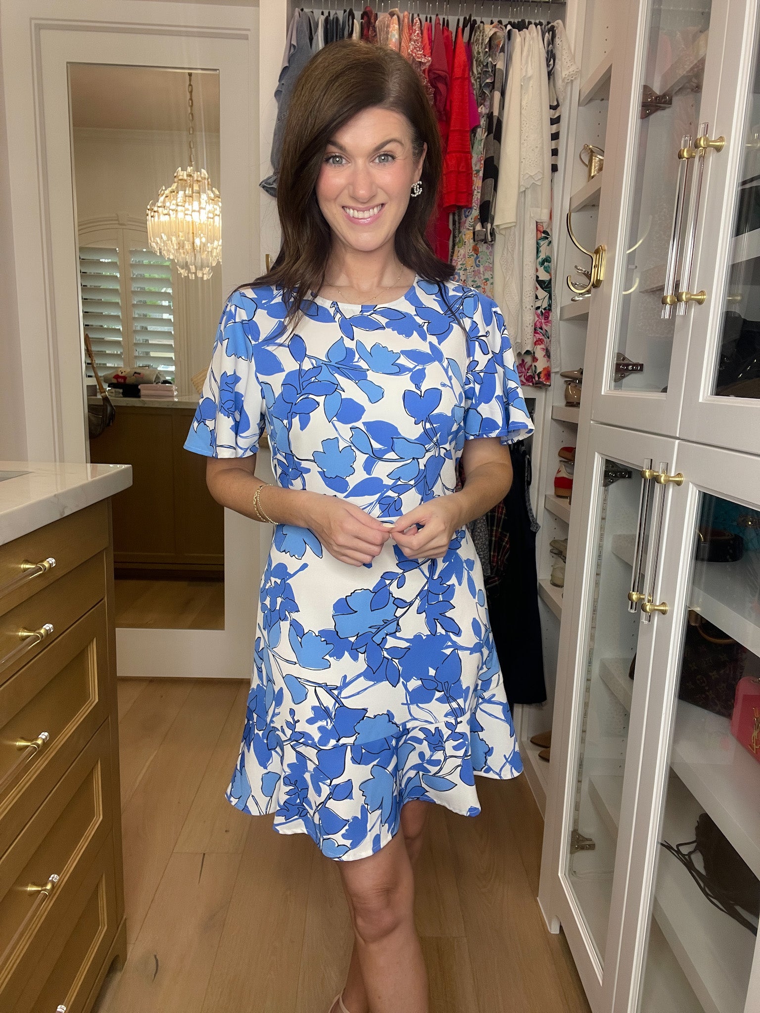 Sugarlips Kohl Floral Flouncy Dress