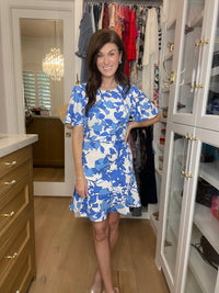 Sugarlips Kohl Floral Flouncy Dress