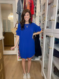 *BELLES & DOORBUSTER* Play it Cool Dress in Royal *FINAL SALE*