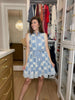 Sunlit Shoreline Embroidered Dress