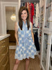 Sunlit Shoreline Embroidered Dress