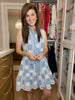 Sunlit Shoreline Embroidered Dress